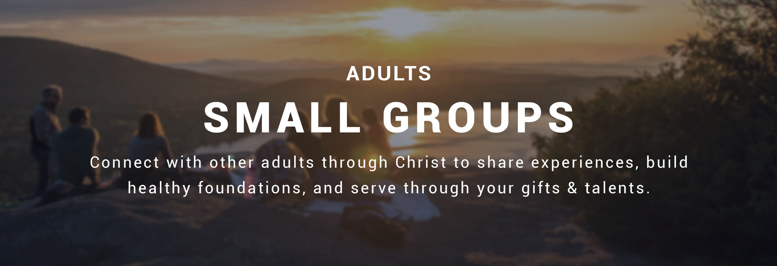 Small Groups Banner